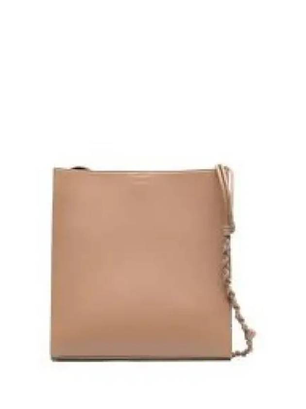 Tangle Medium Leather Cross Bag Brown - JIL SANDER - BALAAN 1