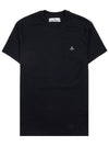 ORB Logo Cotton Short Sleeve T-Shirt Black - VIVIENNE WESTWOOD - BALAAN 2