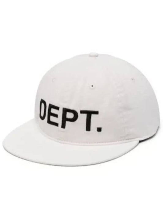 DEPT embroidered cotton cap white DC9130 - GALLERY DEPT. - BALAAN 1