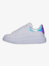 Oversized Smooth Calf Leather Sneakers White Shock Pink - ALEXANDER MCQUEEN - BALAAN 2