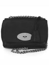 Lily Small Goat Leather Shoulder Bag Black - MULBERRY - BALAAN 2