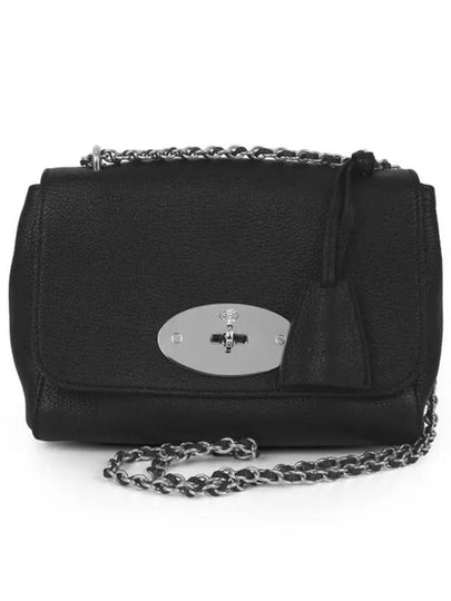 Lily Small Goat Leather Shoulder Bag Black - MULBERRY - BALAAN 2