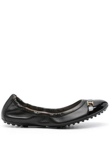 Gommino Ballet Flats Black - TOD'S - BALAAN 1