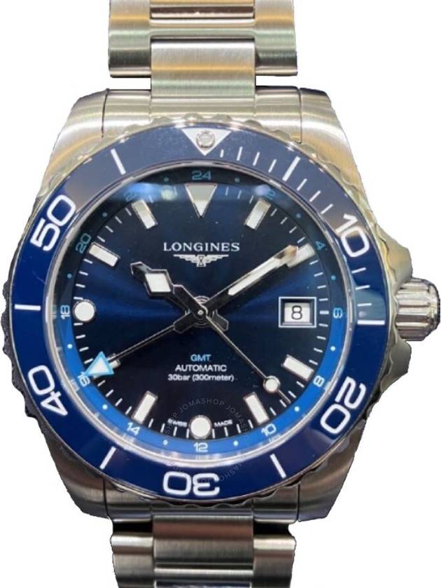 Longines Hydroconquest GMT Automatic Blue Dial Men's Watch L3.790.4.96.6 - LONGINES - BALAAN 1