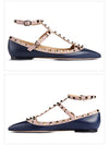 Women's Rockstud Flat Marine - VALENTINO - BALAAN 3