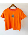 AU Australia 8 BALL CORP Slim Crop T Shirt ST1M0301 Coral Orange WOMENS AU10 M 12 L - STUSSY - BALAAN 1