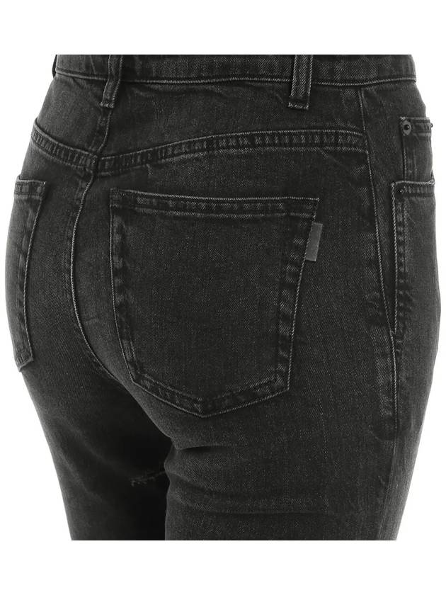 high waist skinny jeans black - SAINT LAURENT - BALAAN.