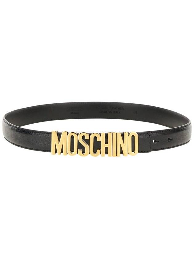 Moschino Belt With Logo - MOSCHINO - BALAAN 1