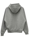 Small Heart Logo Hoodie Heather Ash Grey - AMI - BALAAN 4