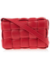 Gold Padded Cassette Cross Bag Strawberry - BOTTEGA VENETA - BALAAN.