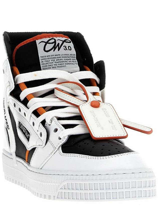 3 0 Off Court Low Top Sneakers Black White - OFF WHITE - BALAAN 4