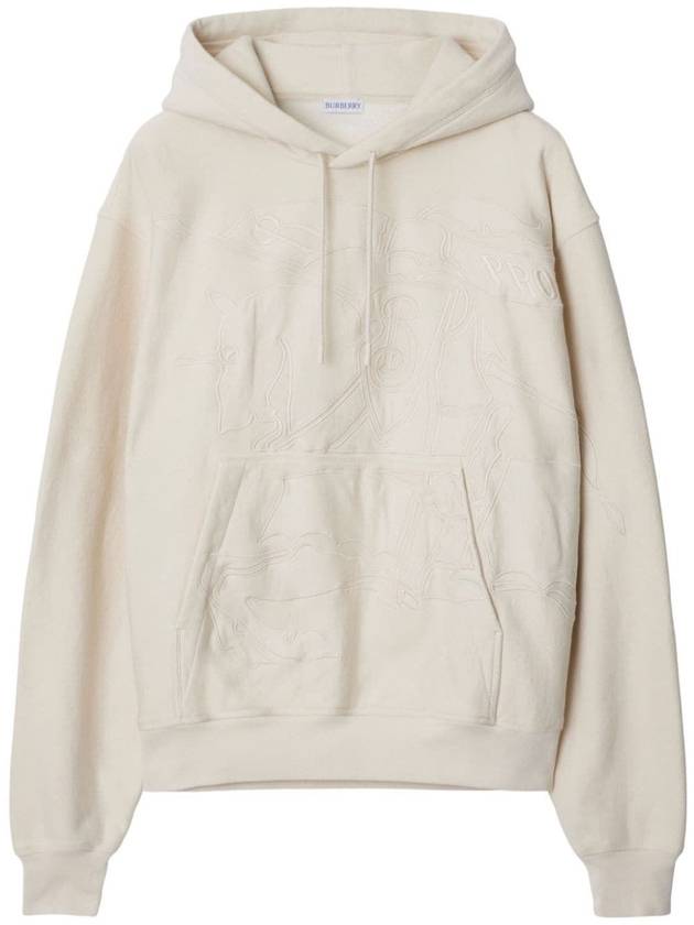 EKD Appliqué Cotton Blend Hooded Tundra - BURBERRY - BALAAN 2