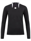 Golf Twinny Zip Mid Layer Long Sleeve T-Shirt Black - J.LINDEBERG - BALAAN 2