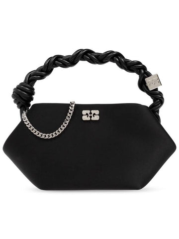 Ganni Handbag With Logo, Women's, Black - GANNI - BALAAN 1