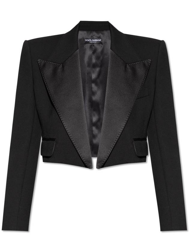 shorts tuxedo jacket in double wool F26X5TFU227N0000 B0270741132 - DOLCE&GABBANA - BALAAN 2