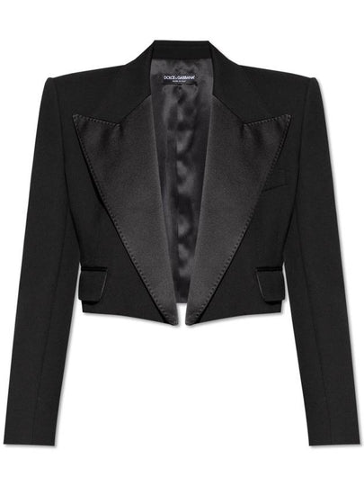 shorts tuxedo jacket in double wool F26X5TFU227N0000 B0270741132 - DOLCE&GABBANA - BALAAN 2