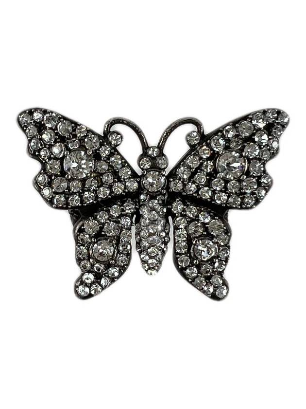 Crystal stud butterfly metal ring 503932 - GUCCI - BALAAN 1