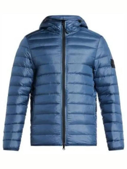 Loom Woven Chambers R Nylon Down TC Light Hoodie Down Jacket Avio Blue - STONE ISLAND - BALAAN 2