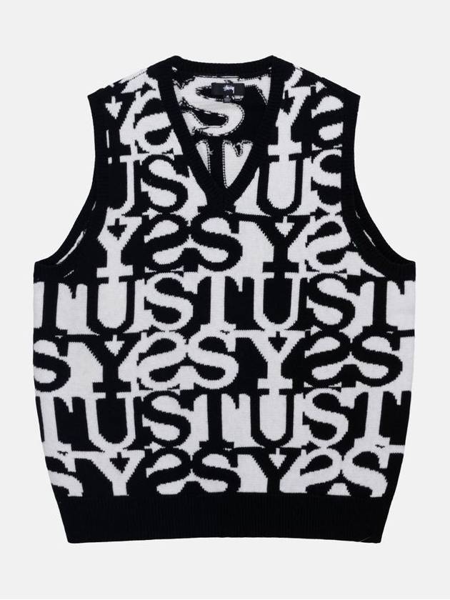 STACKED sweater vest - STUSSY - BALAAN 1