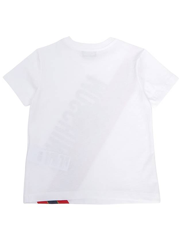 Kids short sleeve t shirt HUM04L LAA23 10101 Adults can wear - MOSCHINO - BALAAN 2