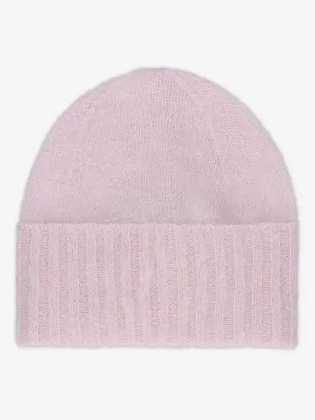 Brushed Super Kid Mohair Knit Beanie Light Pink A23AC08KMLGTPNK - AURALEE - BALAAN 1