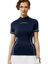 Golf Kim Top Short Sleeve T-Shirt KIM TOP Navy - J.LINDEBERG - BALAAN 1