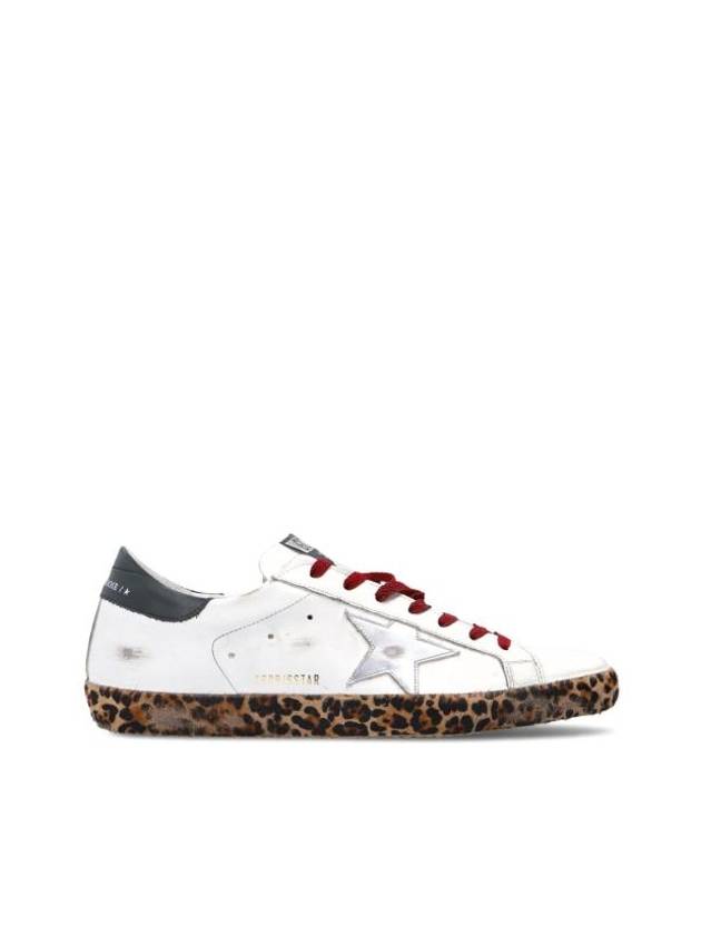 Superstar Leopard Sole Low Top Sneakers White - GOLDEN GOOSE - BALAAN 1