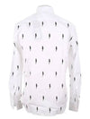 Lightning Sketch Printing White Shirt PBCM1104A M - NEIL BARRETT - BALAAN 8