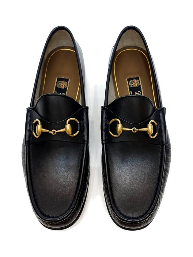 1953 Horsebit Leather Loafers Black - GUCCI - BALAAN 4