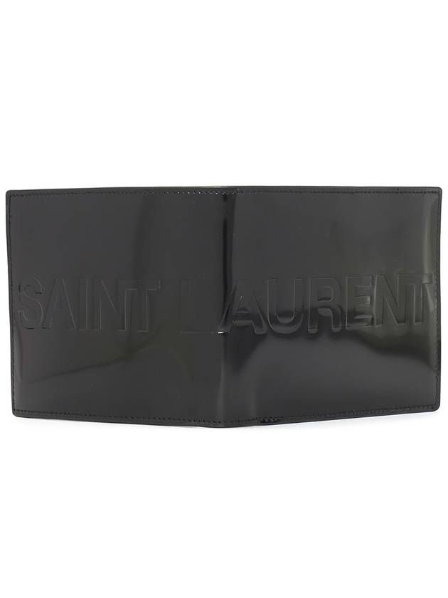 East West Half Wallet Black - SAINT LAURENT - BALAAN 7