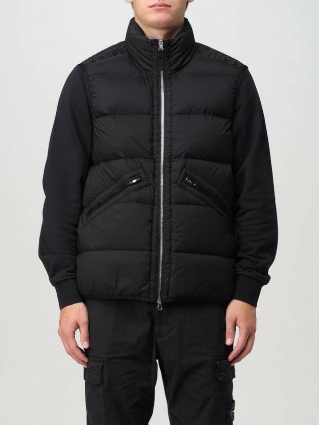 Seamless Tunnel Nylon Down Vest Black - STONE ISLAND - BALAAN 2