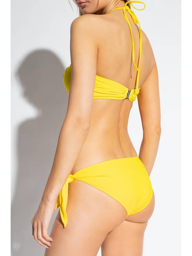 Women s Suki Knot Detail Bikini Bottom Yellow - ISABEL MARANT - BALAAN 4