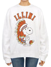 Women s brushed sweatshirt FG ILLNI WHITE W - WILD DONKEY - BALAAN 1