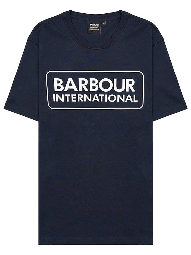 International Essential Large Logo Short Sleeve T-Shirt Navy - BARBOUR - BALAAN 11