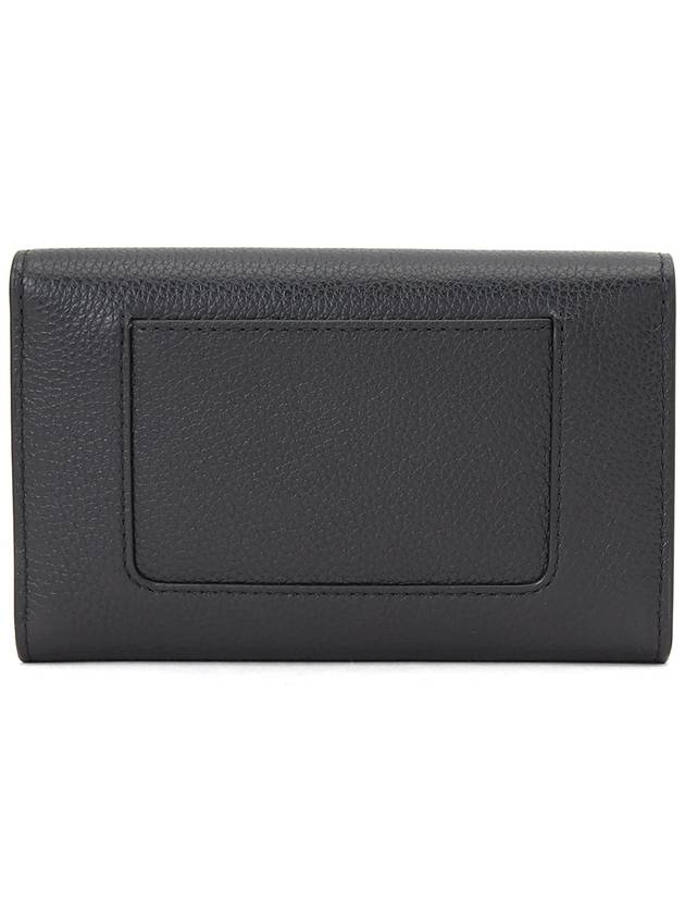 Darley Small Classic Grain Medium Wallet Black - MULBERRY - BALAAN 3