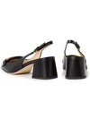 Leather Kate Slingback Pumps Black - TOD'S - BALAAN 6