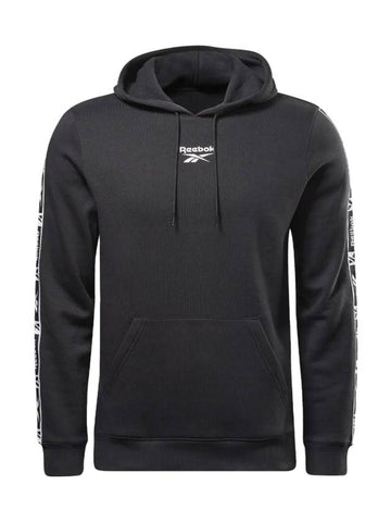 RI Tape OTH Hoodie Black - REEBOK - BALAAN 1