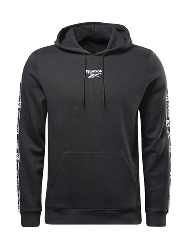 RI Tape OTH Hoodie Black - REEBOK - BALAAN 1