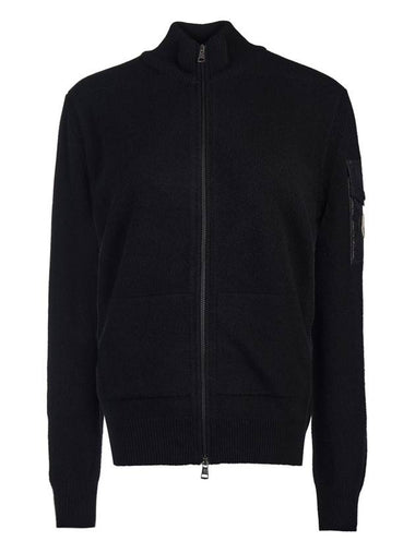 Men's logo patch knit zipup 9B00012 M1241 999 - MONCLER - BALAAN 1