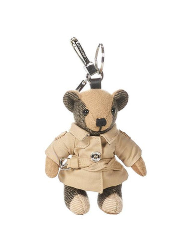 Trench Coat Thomas Bear Charm Key Holder Archive Beige - BURBERRY - BALAAN 1