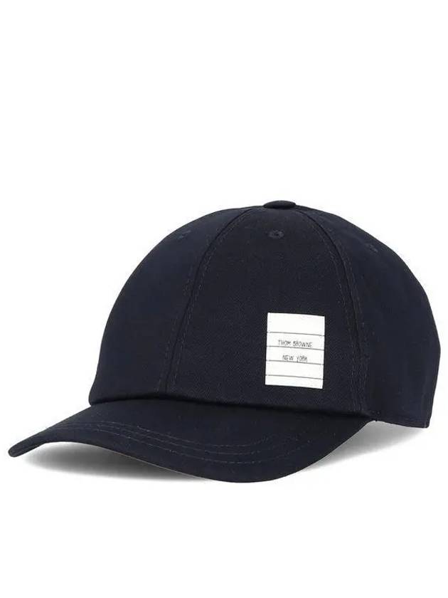 Classic Logo Patch Ball Cap Navy - THOM BROWNE - BALAAN 2