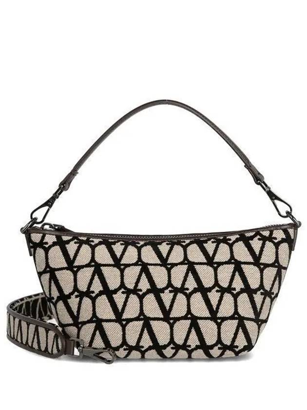 Iconographe Cotton Shoulder Bag Beige - VALENTINO - BALAAN 2