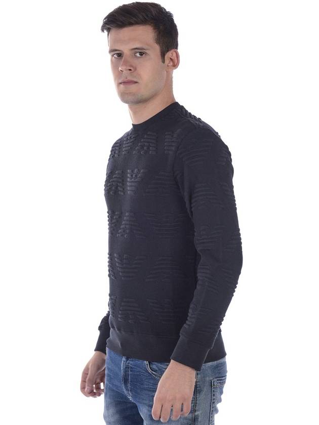 EA7 Sweater 6Z1MA71J21ZNERO BLACK - EMPORIO ARMANI - BALAAN 4