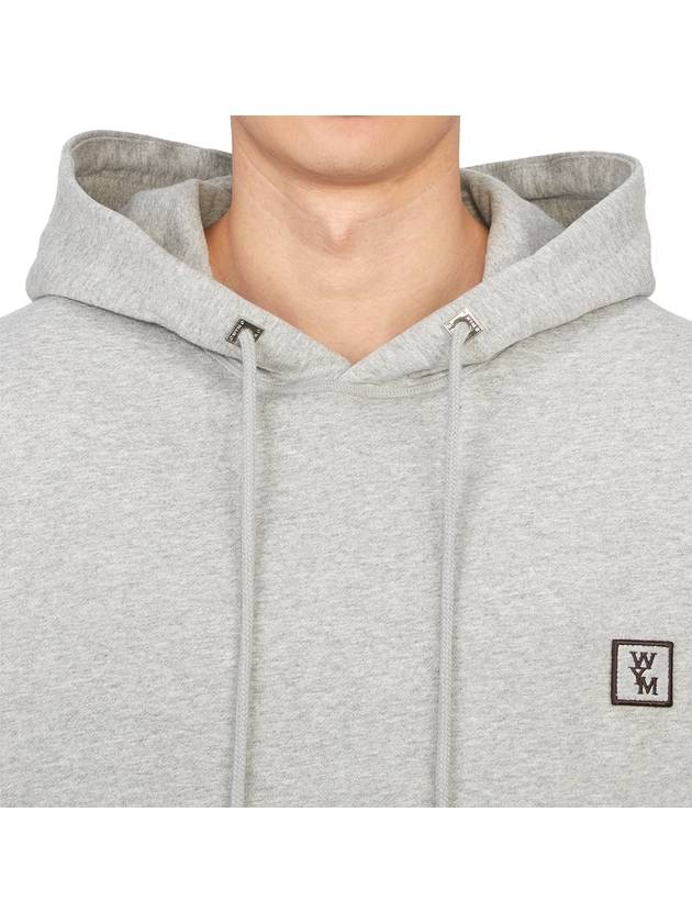 Back logo cotton hood gray - WOOYOUNGMI - BALAAN 6