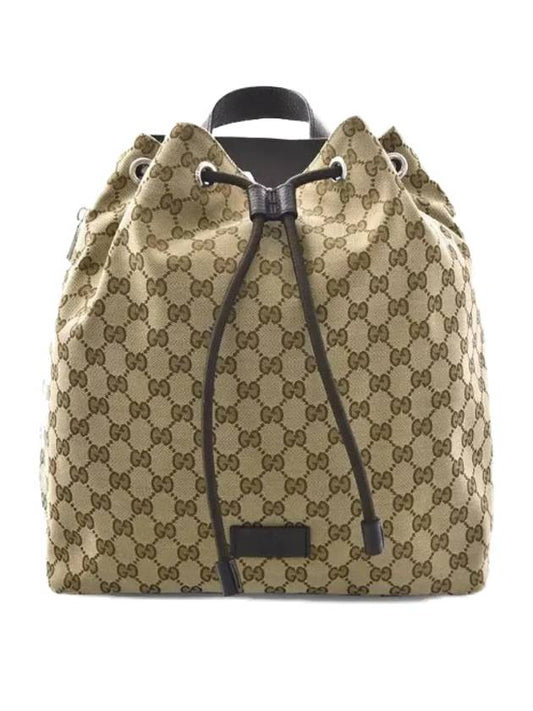 GG Supreme Drawstring Backpack Beige - GUCCI - BALAAN 2