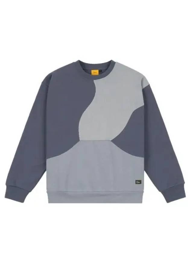 Volcanic crew neck dusty blue - DIME - BALAAN 1