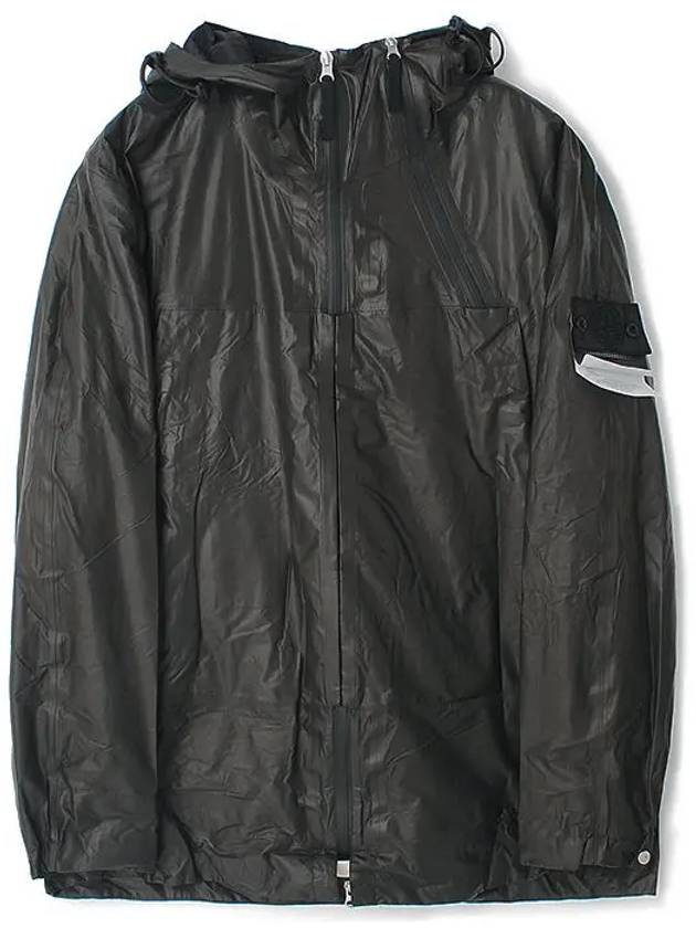 Men's Shadow Hooded Windbreaker Black - STONE ISLAND - BALAAN 2