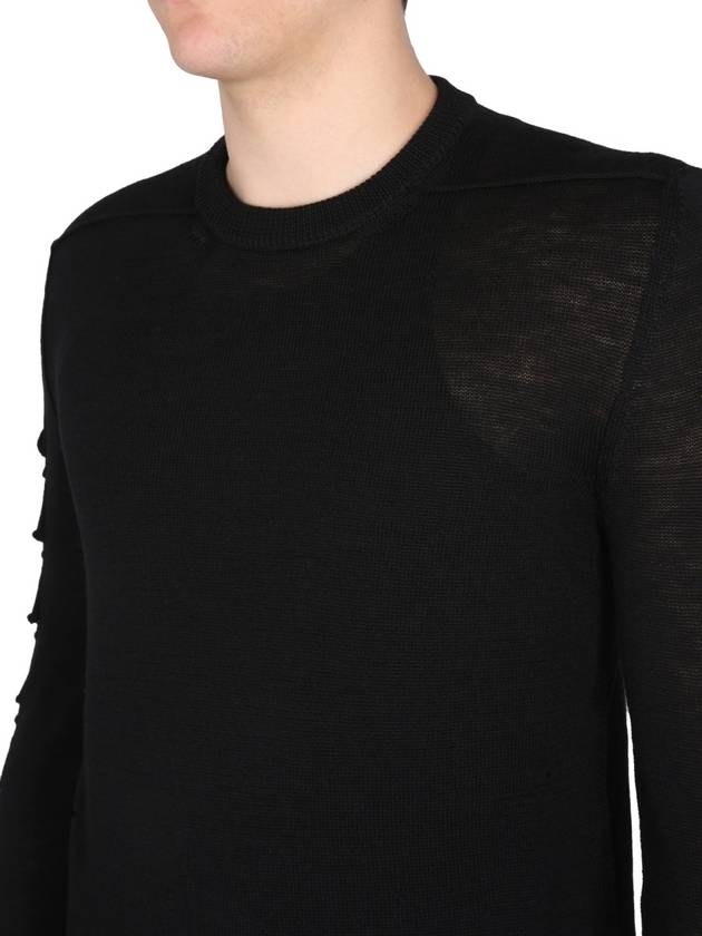 Sweater RU01C4644 KSPRT09 BLACK - RICK OWENS - BALAAN 5