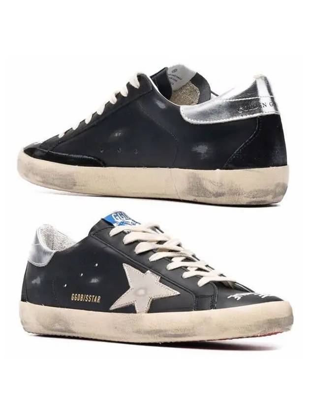 Superstar Low Top Sneakers Silver Black - GOLDEN GOOSE - BALAAN 2