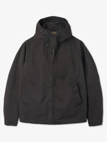 Garment Dye Zip-Up Hooded Jacket Black - TEN C - BALAAN 2